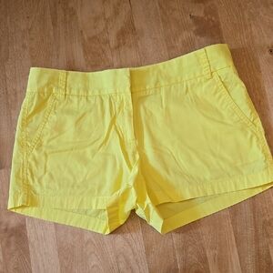 Yellow Women's Jcreww Shorts Size 6